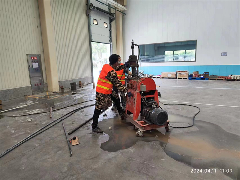 建德厂房地面下沉塌陷注浆加固施工